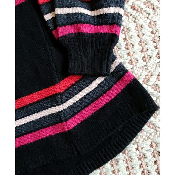 DEMOCRACY Girlfriend striped cardigan button front black sweater Size XS NEW - Picture 5 of 8